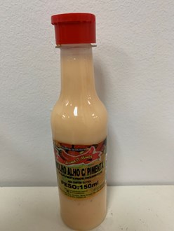 Aroma de Minas Garlic sauce with pepper 12x150ml